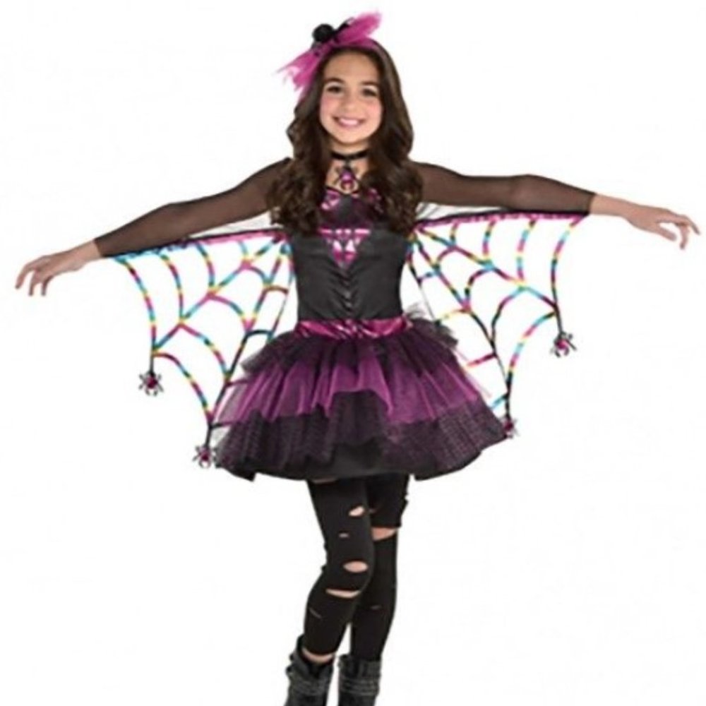 New Girl Miss Wicked Web 5-6 size Halloween Costume $39.99